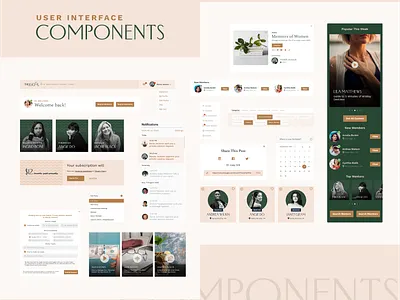 theJuggl Website & Web App UI Components app community website components design marketplace website ui web app website women community website women mentor website