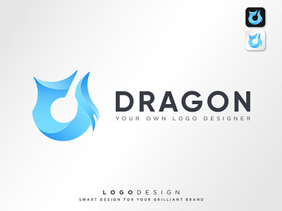 Dragon Logo Design brand design branding business china corporate creative design emblem falcon graphic design head illustration logo logotype marketing mascot monster sign