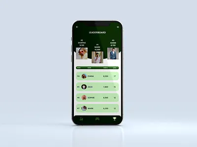 Leaderboard dailyui design ui