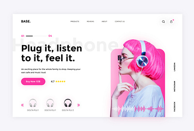 Base Landing Page ui branding design designer dribble flat design graphic design homepage ui landing page ui mockup modern design music prototype research ui user experience user interface ux visual aesthetics website ui wireframe
