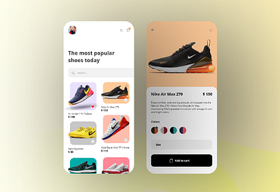 Shoes Store Concept app branding design ui ux