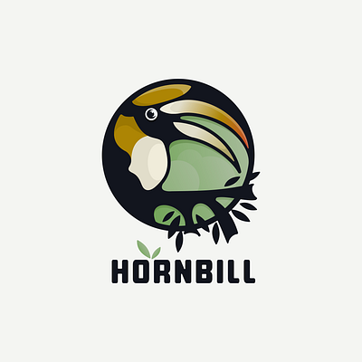 hornbill animation bird branding design flat hornbill illustration logo typography ui ux vector