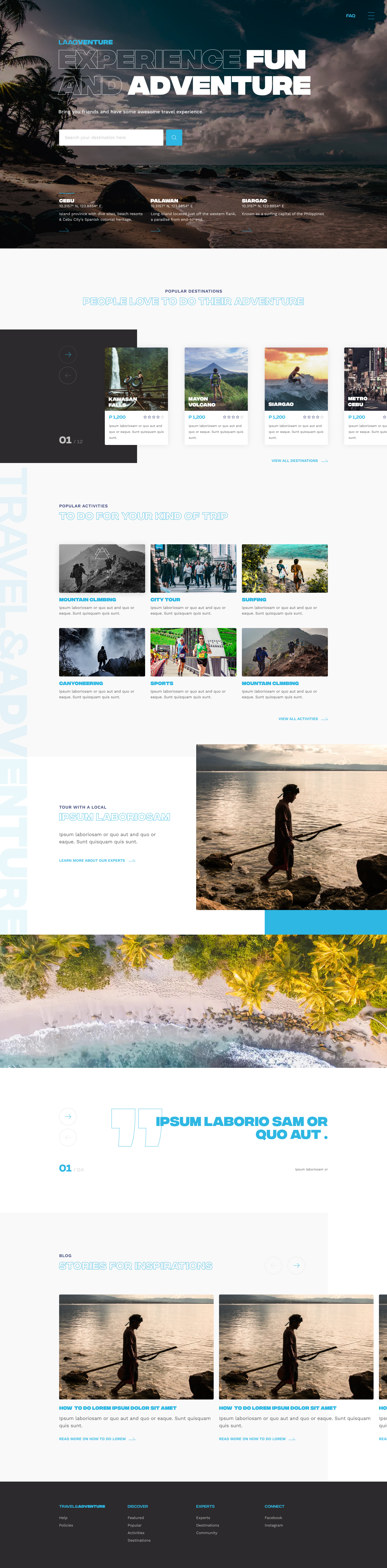Example of Premium 5 Page Website Design