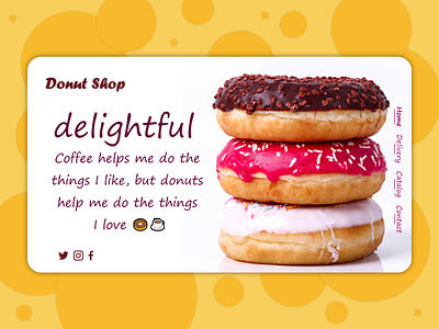 Donut Wbesite donut donut recipe donut shop donut ui donut web donut website doughnut doughnut app doughnut recipe doughnut web doughnut website food food app food web graphic design sweet sweets shop sweets web sweets website web design