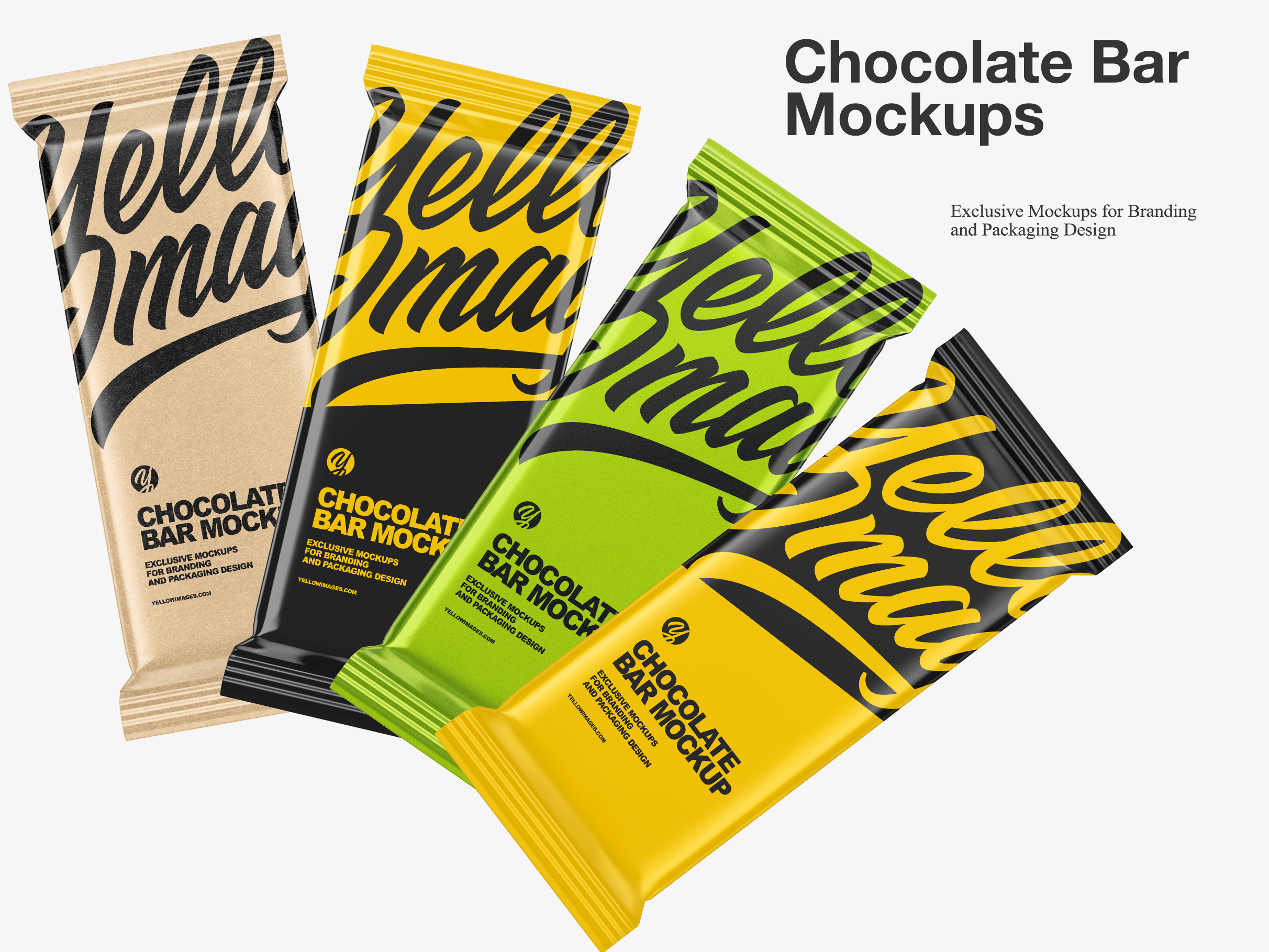 Example of Chocolate Bar Mockups