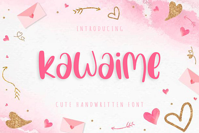 Kawaime Cute Font cute font signature font