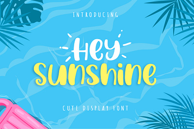 Hey Sunshine Font invitation font