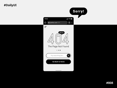 #DailyUI ::008 - 404 Page 404 404page dailyui design ui ui design uiux web webdesign webpagedesign website