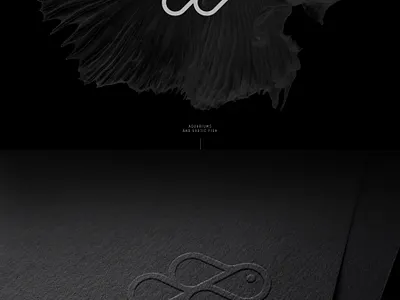 Logo Mark / Aquariums and exotic fish 2021 aquarium black brand branding fish icon identity logo logofolio logotype mark minimalistic sign trend