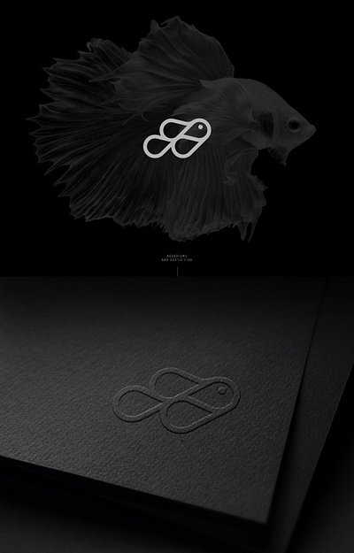 Logo Mark / Aquariums and exotic fish aquarium branding fish icon identity logo logofolio logotype mark minimalistic sign