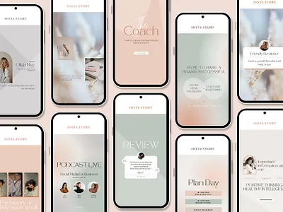 Instagram Creator For Coach | CANVA creative design instagram instagram template marketing post design social media template канва