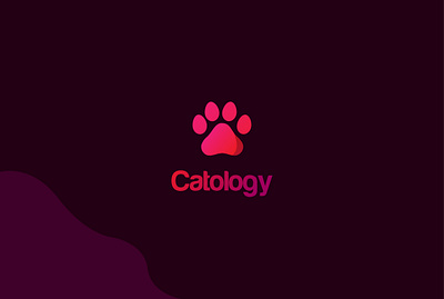 Cat foot print logo (Catology) 2d logo brand identity branding business logo cat logo catology company logo design fahadmeerx graphic design logo logo maker logodesign minimal logo vector