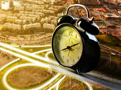 The hour she/he stayed in the city ... design graphic design photoshap