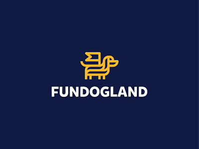 Fundogland unused logo proposal animal branding dog dog day care dog owners fun international land logo logodesign logodesigner love marketplace pet respect safe symbol tolerance trust