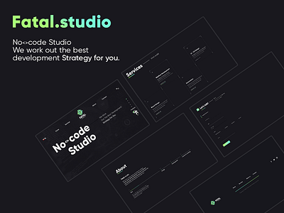 #Webflow / No-code studio branding design web webflow