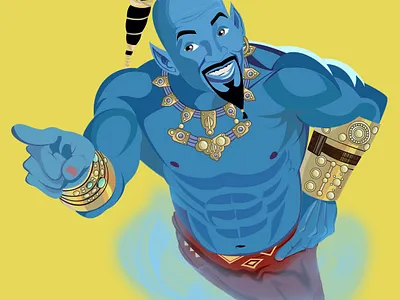 Genie design graphic design illustration vector