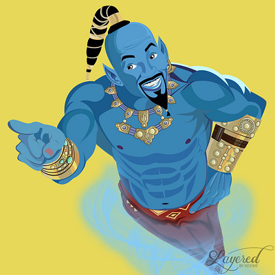 Genie design graphic design illustration vector