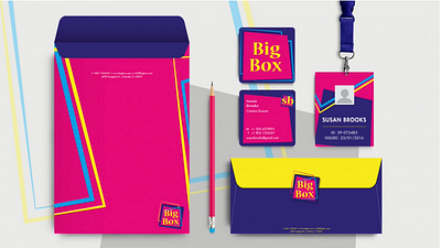 Stationery design for a theme park