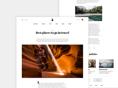 Blog post blog design blog post dailyui dailyuichallenge design uidesign