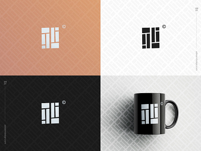 Letter Challenge I Monogram abstract brand branding clean design graphic design logo minimalist monogram picto ui