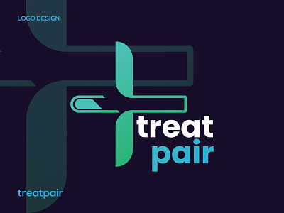 treatpair hospital logo brand identity brandign branding design logo logo design modern treapair logo treatpair hospital logo