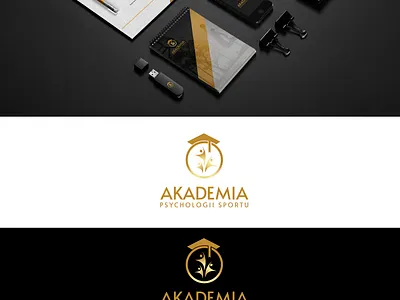 Akademia Sportu - Branding Stationary branding design illustration logo typography