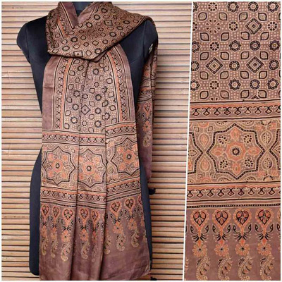 Ajrakh Dupatta Online traditional dresses