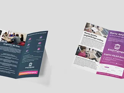 Easy Language - Leaflet Design design
