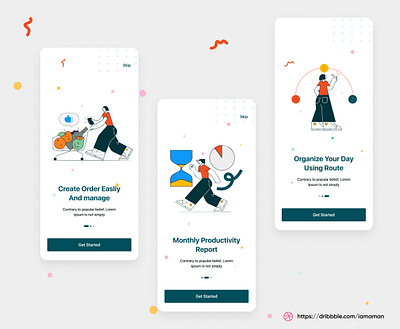 Mobile Onboarding Screen app design designer mobile app onboarding uidesign uiux uxdesign