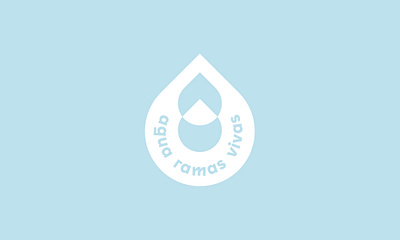 Agua Ramas Vivas beverage branding design dominican republic graphic design logo minimal water