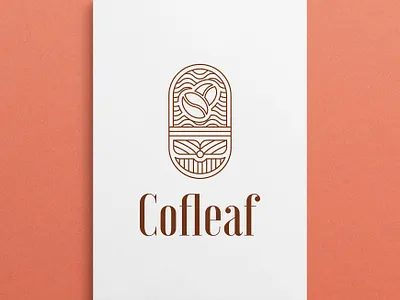 COFLEAF Logo Design Project branding design illustration instagram post instagram post design logo typography ui ux vector