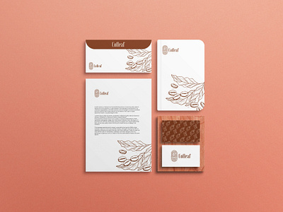 COFLEAF BLENDED COFFEE LOGO & BRAND DESIGN PROJECT branding design illustration instagram post logo ui vector