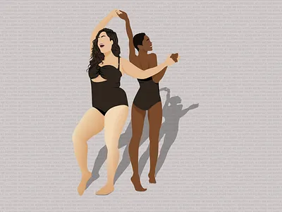 Body Positivity design graphic design illustration vector
