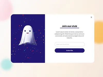 Design of website pop-up design figma typography ui ux