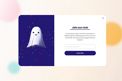 Design of website pop-up design figma typography ui ux