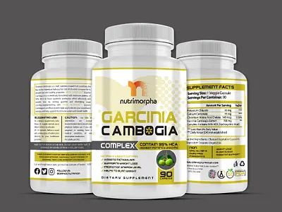 Garcinia Cambogia Label design graphic design label design supplyment