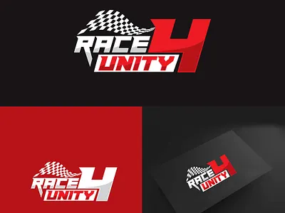 Race 4 Unity Logo design