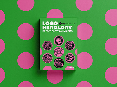 Logo Heraldry by LogoInspirations (ebook) badge bold branding crest design ebook emblem heraldry logo logo book logo design patch