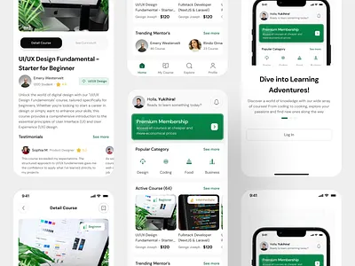 Eduwise - Online Learning App UI KIT ui