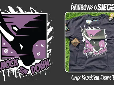 Rainbow6Siege Oryx Theme Tee branding clothing design gaming garment graphic design illustration tee tshirt vector