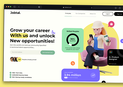 Job Portal figma job portal ui