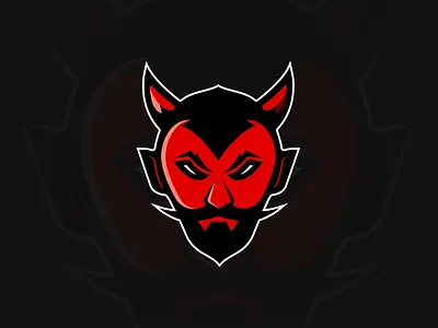 Red Devil logo branding design football graphic design icon illustration lacrosse logo school simple soccer varsity vector