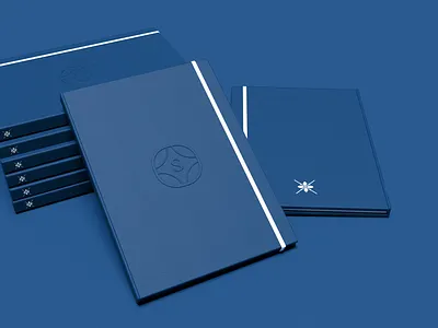 Kumar L Santosh Diaries 3d art blue branding business clean design diary floral graphic design insignia luxury minimal modern pattern personal branding render stationery white