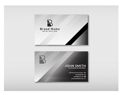 Modern corporate business card template design by Mithun black and white business card branding business card business card design business card templete editable business card graphic design minimalist business card thank you card tranding business card typography business card visiting card