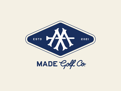 MADE Golf Co. Badge designs badge designs baseball branding golf golf brand logo designer logomark logotype typography