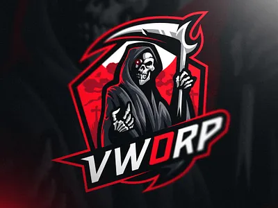 VWORP branding cool design esports gaming logo illustration logo mascot ui vector