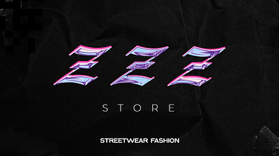 ZZZ Store Brand branding fashion logo typography