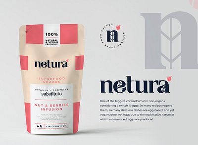 Netura Superfood Shake Brand Design Project branding design illustration instagram post instagram post design logo typography ui ux vector