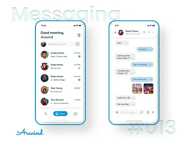Messaging | Daily UI 13 chat daily ui daily ui 13 dailyui dailyuichallenge design inbox messaging ui ux