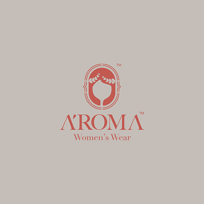 A'ROMA Women's Wear Logo Design | 2021 aroma brand identity branding corporate identity design fashion illustration illustrator logo logo design logo lounge logo love logo maker logodesign logoinspiration moda roman style vector